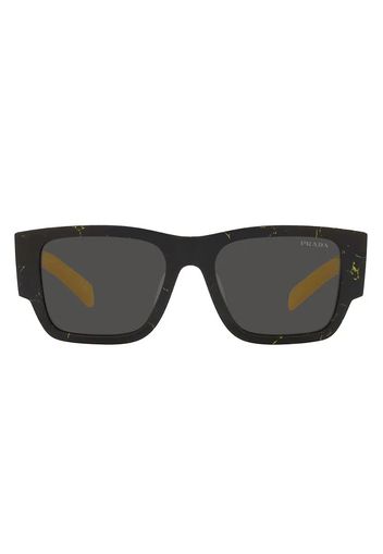 Prada Sunglasses PR 10ZS Black Marble/Yellow (PR10ZS-19D5S0-54)