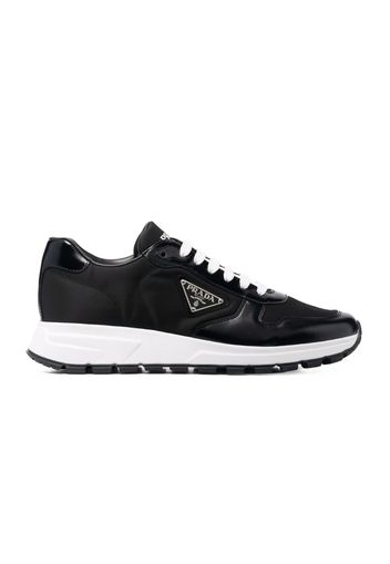 Prada PRAX 01 Sneakers Re-Nylon Brushed Leather Black White