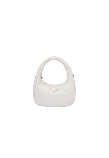 Prada Soft Padded Nappa-Leather Mini Bag White