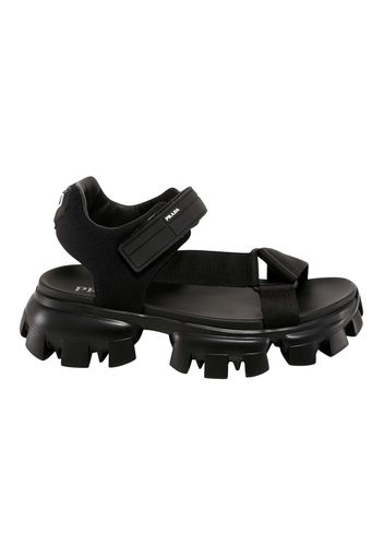 Prada Cloudbust Thunder Sandal Black Nylon