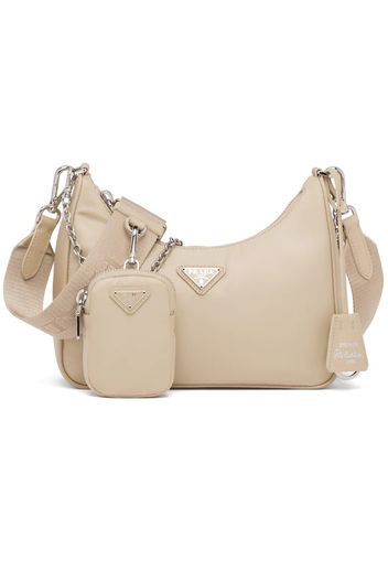 Prada Re-Edition 2005 Re-Nylon Bag Desert Beige