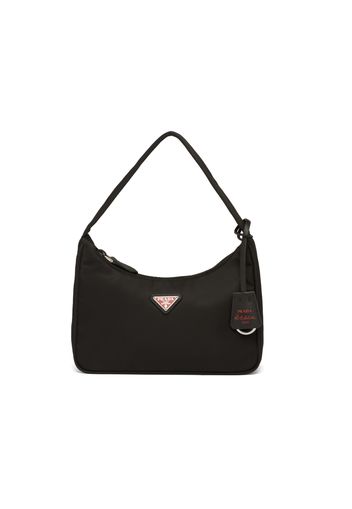 Prada Re-Edition 2000 Nylon Bag Mini Black/Red