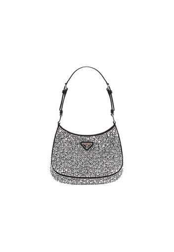 Prada Cleo Satin Bag With Appliques Metal