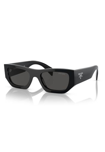 Prada Square Sunglasses Black/Dark Grey (SPRA01 16K-0 8Z)