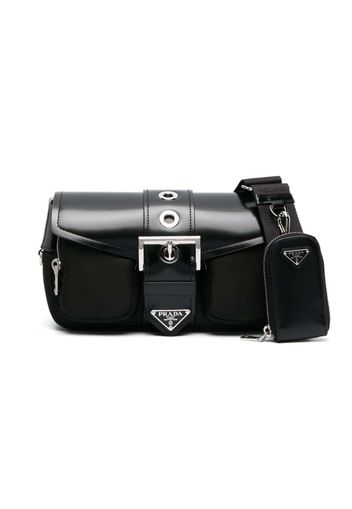 Prada Small Pocket Shoulder Bag Black