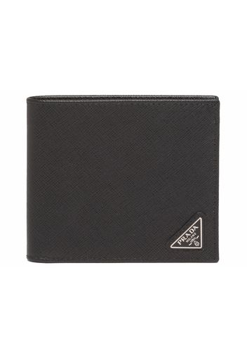 Prada Saffiano Leather Bi-Fold Wallet Black