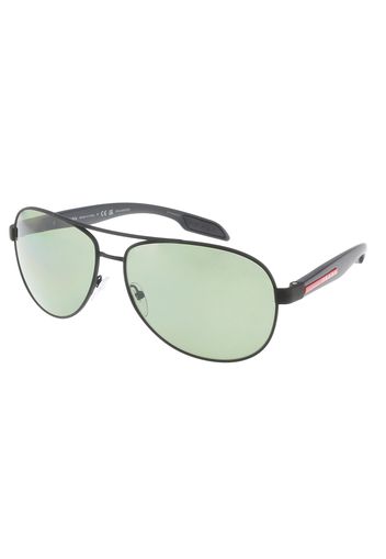 Prada Linea Rossa Oval Sunglasses Black (0PS 53PS DG05X162)