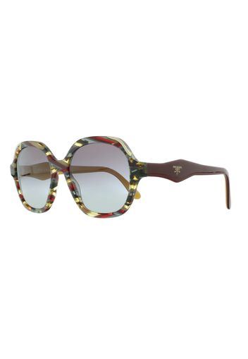 Prada Square Sunglasses Striped Bordeaux (0PR 06US TH63E2)