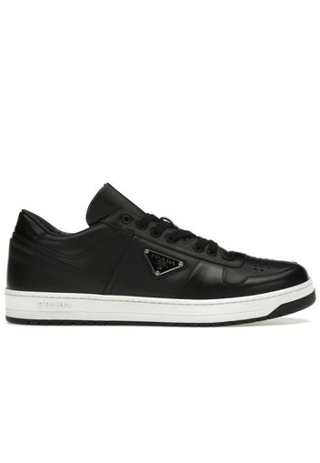 Prada Downtown Low Top Sneakers Leather Black Black White