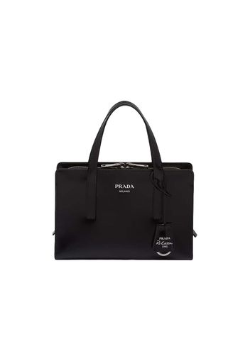 Prada Re-Edition 1995 Brushed-Leather Mini Handbag Black