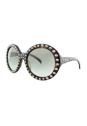 Prada Round Sunglasses Havana (0PR 29QSF 2AU0A7)