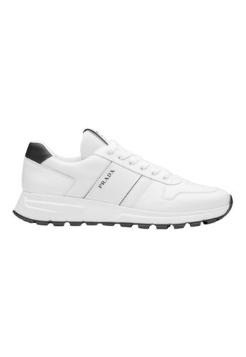 Prada Prax 1 Leather Low White Black