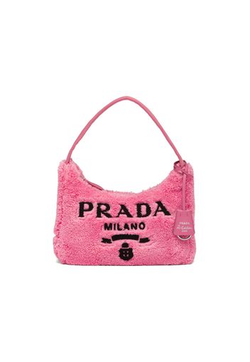 Prada Re-Edition 2000 Terry Mini Bag Petal Pink/Black