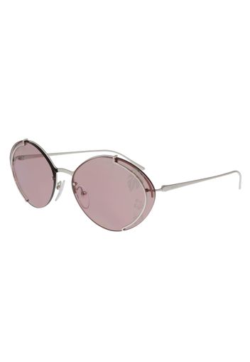 Prada Round Sunglasses Silver (0PR 60US 1BC239)