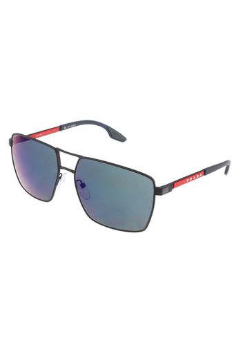 Prada Linea Rossa Square Sunglasses Black