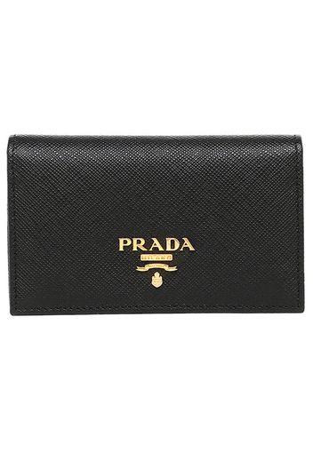 Prada Card Case Saffiano Leather Nero