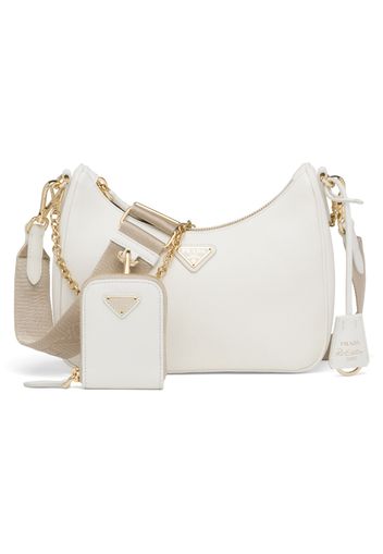 Prada Re-Edition 2005 Saffiano Leather Bag White