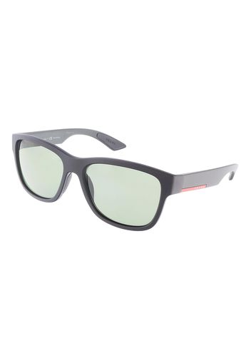 Prada Linea Rossa Rectangle Sunglasses Matte Black (0PS 03QS 1BO5X157)