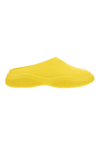 Prada Foam Rubber Mule Yellow