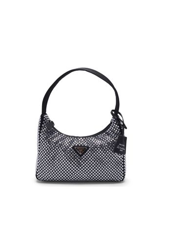 Prada Re-Edition 2000 Crystal Mini Bag Black