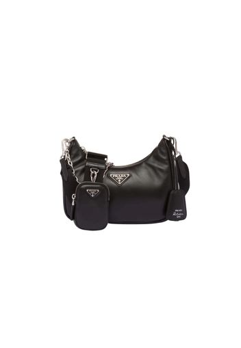 Prada Padded Nappa-Leather Re-Edition Shoulder Bag Black