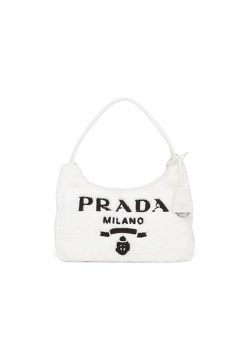 Prada Re-Edition 2000 Terry Mini Bag White/Black