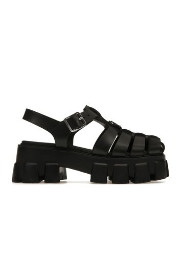 Prada Monolith Foam Rubber 55mm Sandals Black