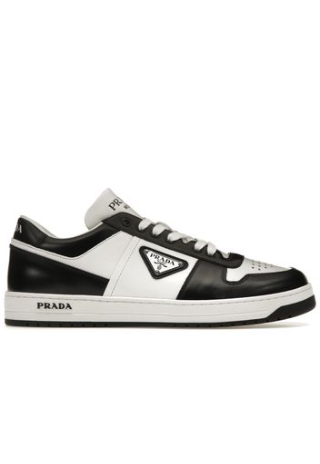 Prada Downtown Low Top Sneakers Leather White Black