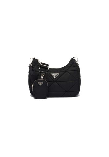 Prada Padded Re-Nylon Shoulder Bag Black