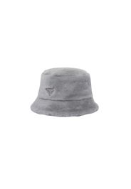 Prada Shearling Bucket Hat Cornflower