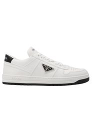 Prada Downtown Low Top Sneakers Leather White White Black (Women's)