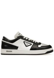 Prada Downtown Low Top Sneakers Leather White Black