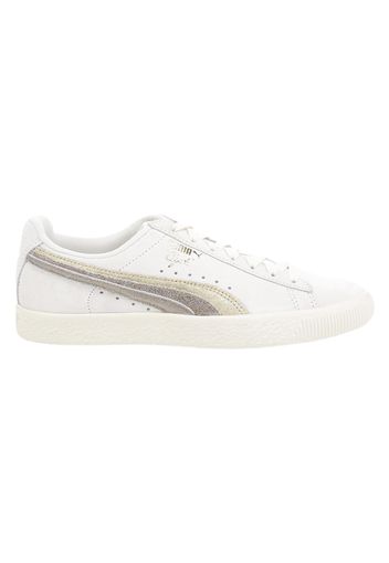 Puma Clyde Metal Leather Whisper White Gold Bronze (Women's)