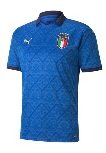 Puma UEFA Euro 2020 Italy Home Replica Mens Jersey Team Power Blue Peacoat