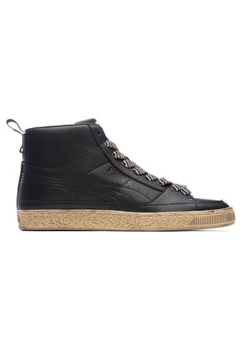 Puma Suede Mid Rhuigi Distressed Black