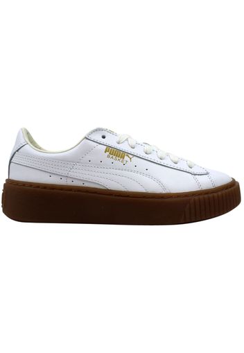 Puma Basket Platform Core Puma White  (Women's)