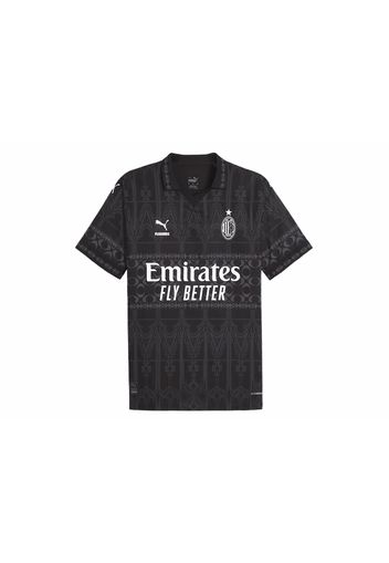 Puma x Pleasures AC Milan 2023/24 Dark Version Authentic Jersey (Imported Version) Black