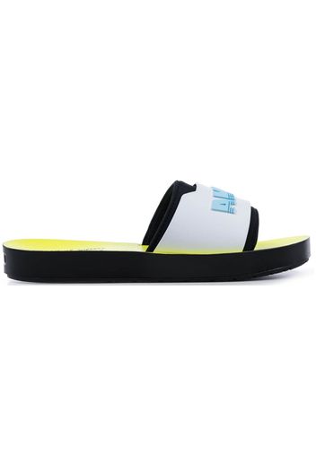 Puma Surf Slide Rihanna Fenty Black White Yellow (Women's)