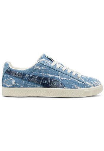 Puma Clyde Faded Denim Frosted Ivory