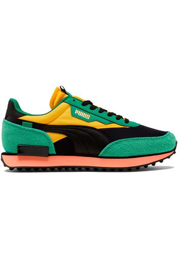 Puma Future Rider Game On Black Green Yellow