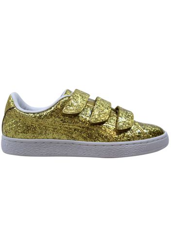 Puma Basket Strap Glitter Gold  (Women's)