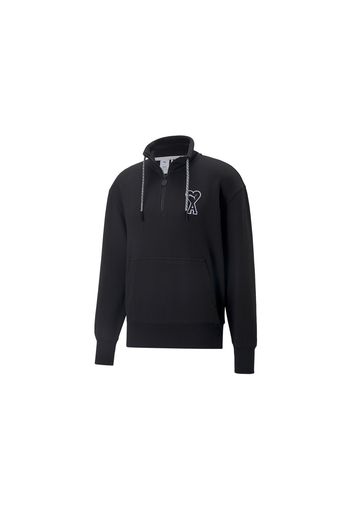 Puma x Ami Half Zip Sweatshirt Black