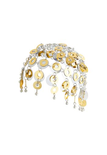 Rabanne H&M Beaded Disc-Embellished Headpiece Silver/Gold