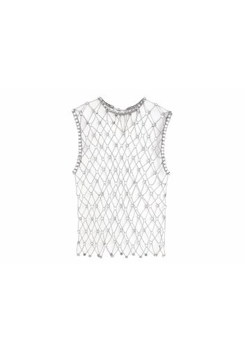 Rabanne H&M Embellished Chain Mail Top (Mens) Silver