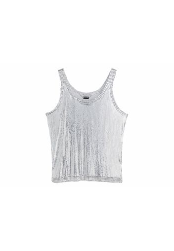 Rabanne H&M Metal-Mesh Tank Top (Mens) Silver