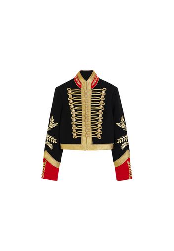 Rabanne H&M Embroidered Wool Jacket Black