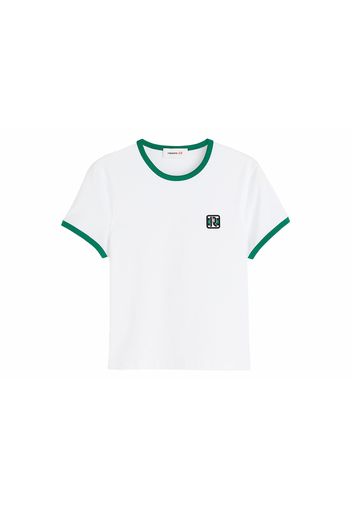 Rabanne H&M Applique T-Shirt (Mens) White/Green