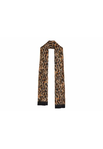 Rabanne H&M Mohair-Blend Jacquard-Knit Scarf (Mens) Leopard