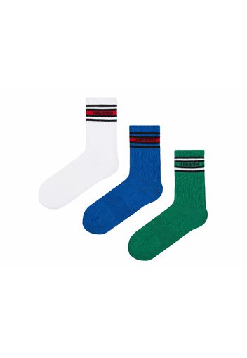 Rabanne H&M 3-Pack Motif-Detail Socks (Mens) Multicolor