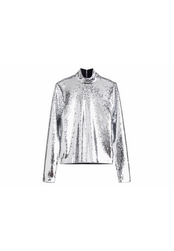 Rabanne H&M Sequined Shirt (Mens) Silver